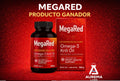 MegaRed Omega-3 Krill Oil 500 mg – Omega-3 de Alta Absorción para Salud Cardiovascular y Cerebral (60 Softgels)